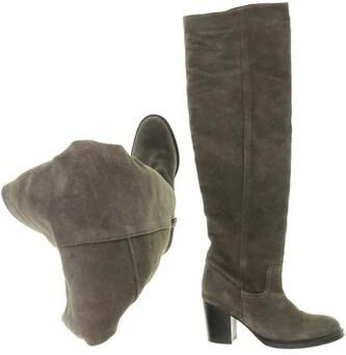 Damen Stiefel, grau, Gr. EU 39, Leder - Second Hand - Buffalo LONDON - Modalova