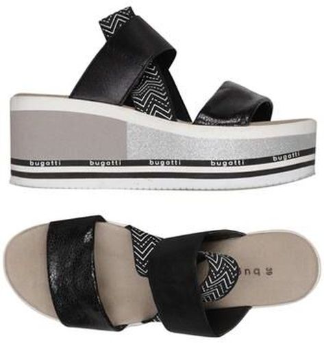 Damen Sandale, schwarz, Gr. EU 39, Kunstleder - Second Hand - Bugatti - Modalova