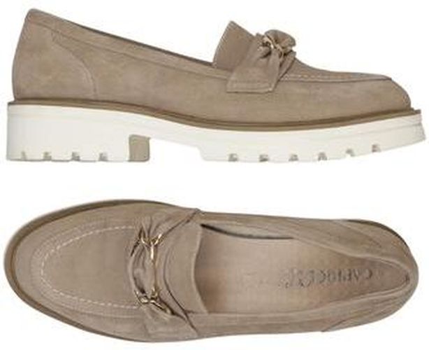 Damen Halbschuh, beige, Gr. EU 40, Leder - Second Hand - Caprice - Modalova