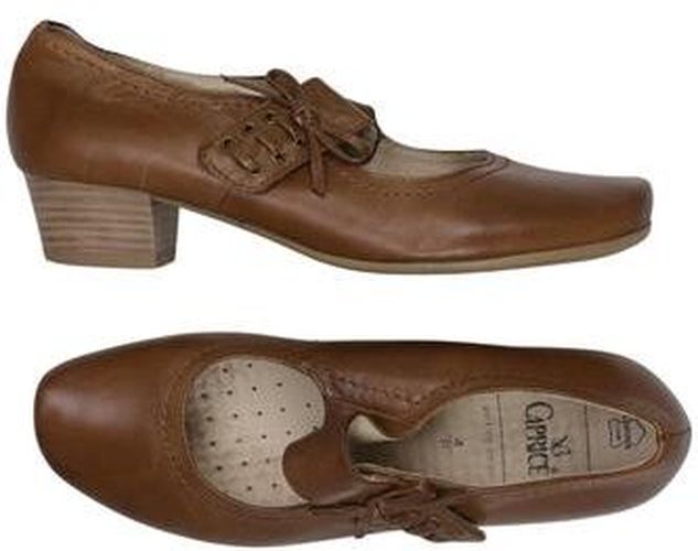 Damen Pumps, braun, Gr. EU 37, Leder - Second Hand - Caprice - Modalova