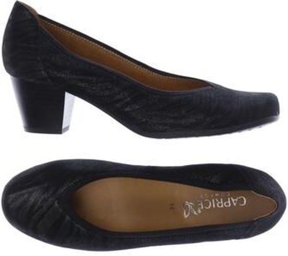 Damen Pumps, schwarz, Gr. EU 38.5 (UK 5.5), Leder - Second Hand - Caprice - Modalova