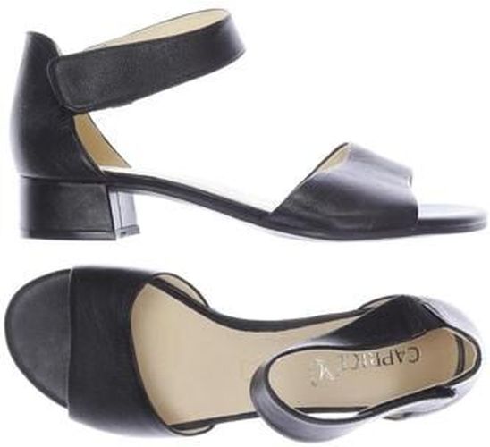 Damen Sandale, schwarz, Gr. EU 38, Leder - Second Hand - Caprice - Modalova