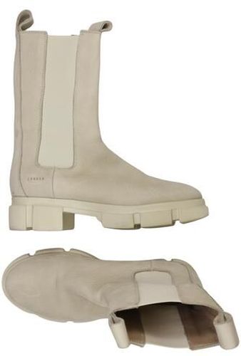 Damen Stiefelette, beige, Gr. EU 39, Leder - Second Hand - COPENHAGEN STUDIOS - Modalova