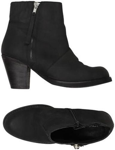 Damen Stiefelette, schwarz, Gr. EU 38, Leder - Second Hand - Cox - Modalova