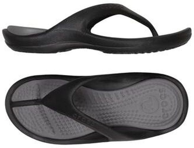 Damen Sandale, schwarz, Gr. EU 39 (US 8) - Second Hand - Crocs - Modalova