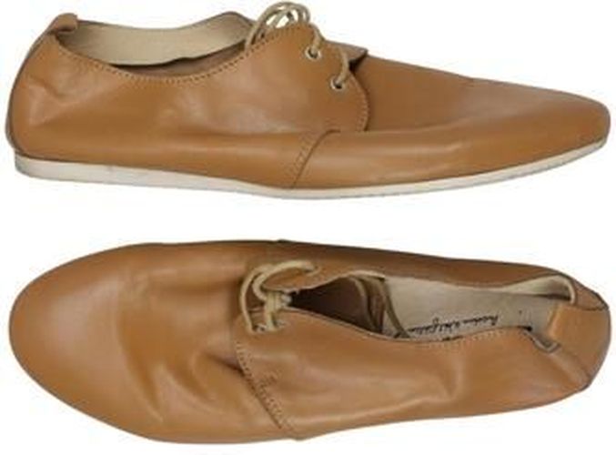 Damen Halbschuh, braun, Gr. EU 40, Leder - Second Hand - Deerberg - Modalova