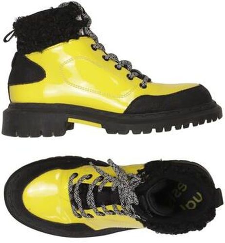 Damen Stiefelette, neon, Gr. EU 39, Kunstleder - Second Hand - Desigual - Modalova