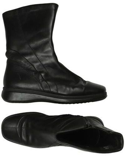 Damen Stiefel, schwarz, Gr. EU 38.5 (UK 5.5), Leder - Second Hand - Ecco - Modalova
