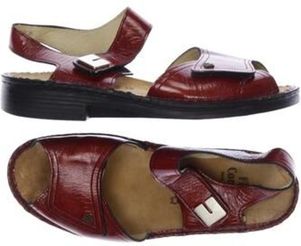 Damen Sandale, bordeaux, Gr. EU 39.5 (UK 6.5), Leder - Second Hand - Finn Comfort - Modalova