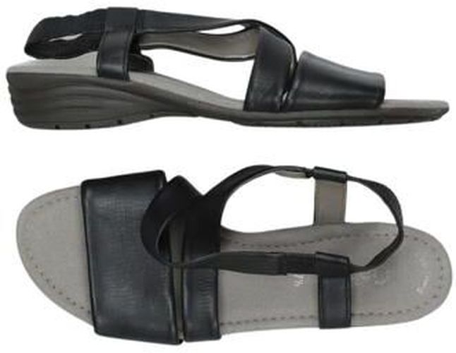 Damen Sandale, schwarz, Gr. EU 41 (UK 7.5), Leder - Second Hand - Gabor - Modalova