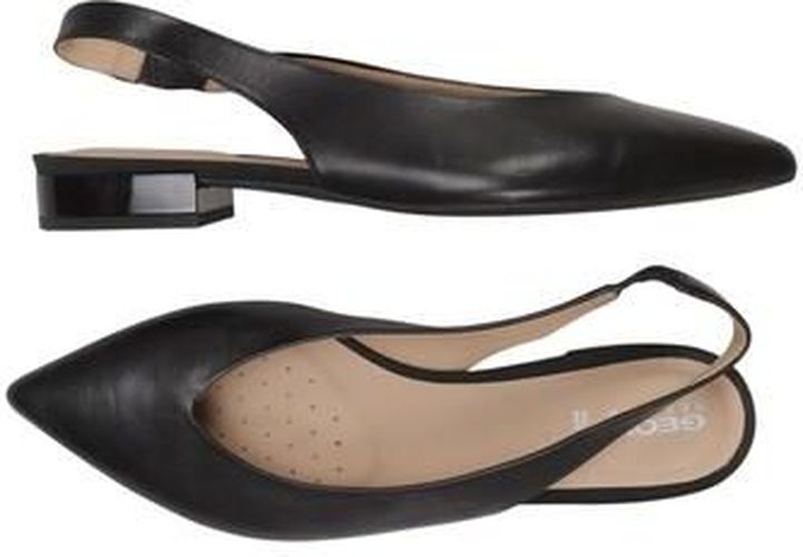 Damen Ballerinas, schwarz, Gr. EU 40, Leder - Second Hand - Geox - Modalova