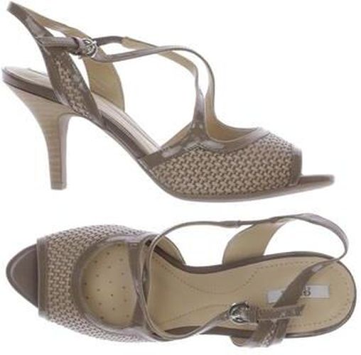 Damen Sandale, beige, Gr. EU 38 - Second Hand - Geox - Modalova