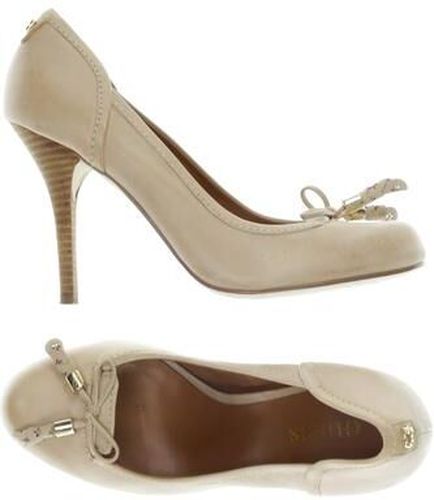 Damen Pumps, beige, Gr. EU 38.5, Leder - Second Hand - Guess - Modalova