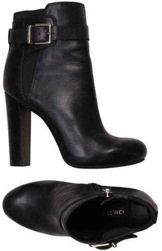 Damen Stiefelette, schwarz, Gr. EU 37, Leder - Second Hand - Guess - Modalova