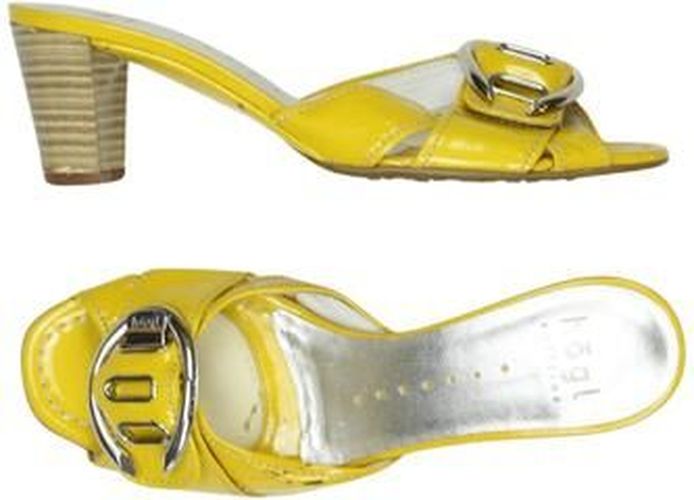 Damen Sandale, gelb, Gr. EU 37.5 (UK 4.5), Leder - Second Hand - Högl - Modalova