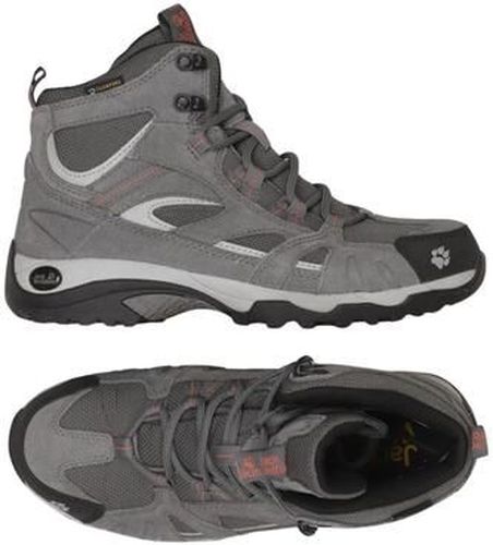 Damen Stiefelette, grau, Gr. EU 37, Leder - Second Hand - Jack Wolfskin - Modalova