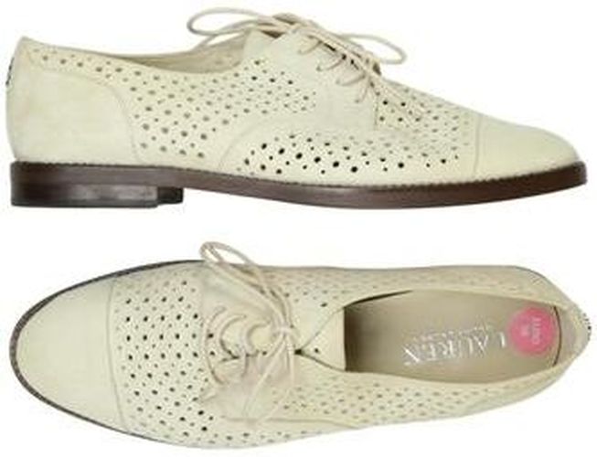 Damen Halbschuh, cremeweiß, Gr. EU 40.5 (UK 7), Leder - Second Hand - LAUREN Ralph Lauren - Modalova