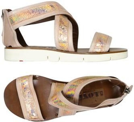 Damen Sandale, gold, Gr. EU 37, Leder - Second Hand - LLOYD - Modalova