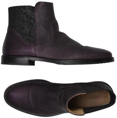 Damen Stiefelette, flieder, Gr. EU 40.5 (UK 7), Leder - Second Hand - LLOYD - Modalova