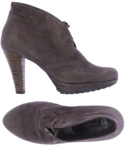 Damen Stiefelette, grau, Gr. EU 37 (UK 4), Leder - Second Hand - Paul green - Modalova