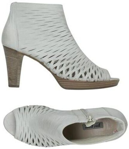 Damen Stiefelette, weiß, Gr. EU 39.5 (UK 6.5), Leder - Second Hand - Paul green - Modalova