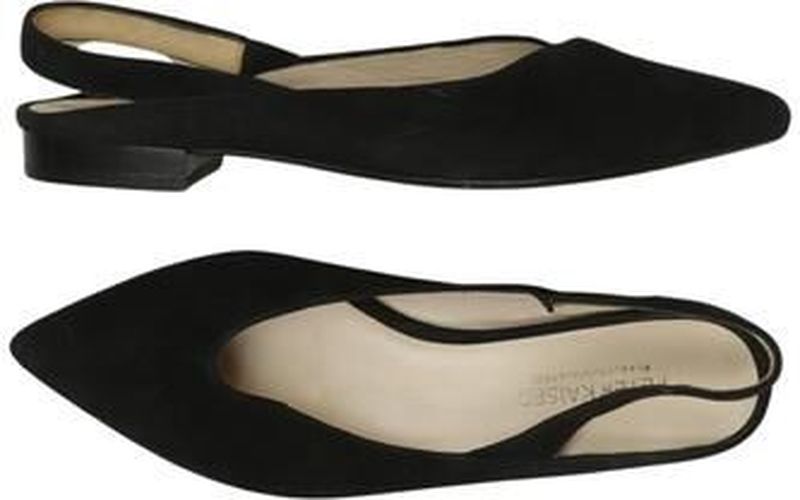 Peter Damen Ballerinas, schwarz, Gr. EU 39 (UK 6), Leder - Second Hand - Kaiser - Modalova