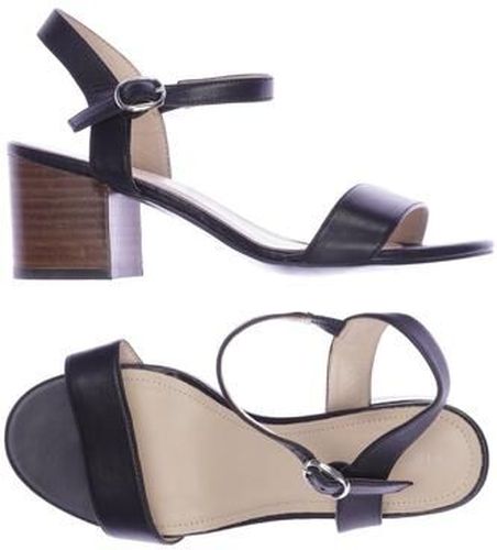 Damen Sandale, schwarz, Gr. EU 39, Leder - Second Hand - Pier One - Modalova