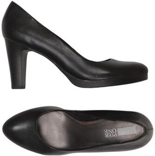 Damen Pumps, schwarz, Gr. EU 37, Leder - Second Hand - Pier One - Modalova