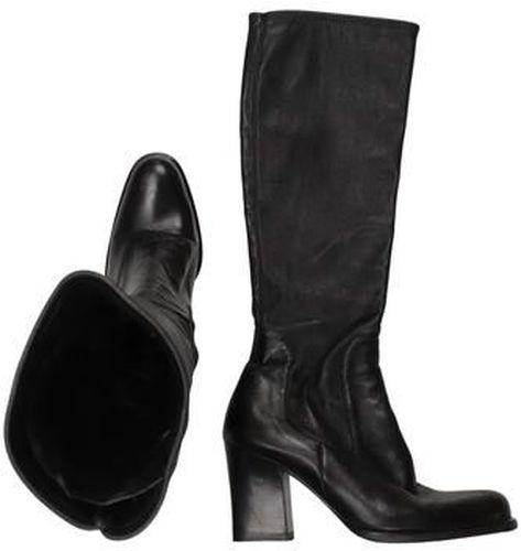 Damen Stiefel, schwarz, Gr. EU 36, Leder - Second Hand - Prada - Modalova
