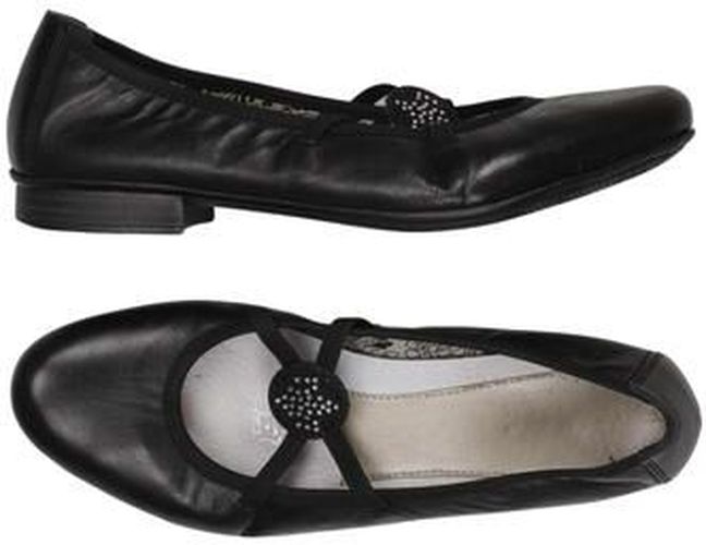 Damen Ballerinas, schwarz, Gr. EU 40, Leder - Second Hand - Rieker - Modalova