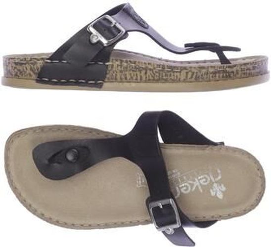 Damen Sandale, schwarz, Gr. EU 38 - Second Hand - Rieker - Modalova