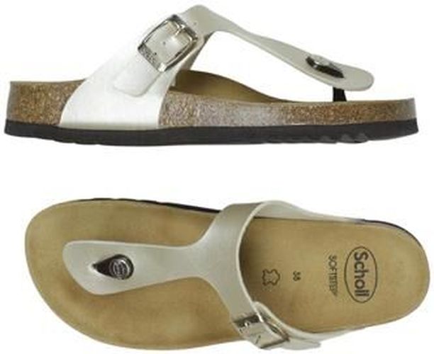 Damen Sandale, silber, Gr. EU 38, Kunstleder - Second Hand - Scholl - Modalova