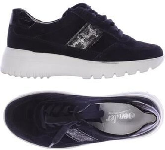 Damen Sneakers, schwarz, Gr. EU 36 (UK 3.5), Leder - Second Hand - Semler - Modalova