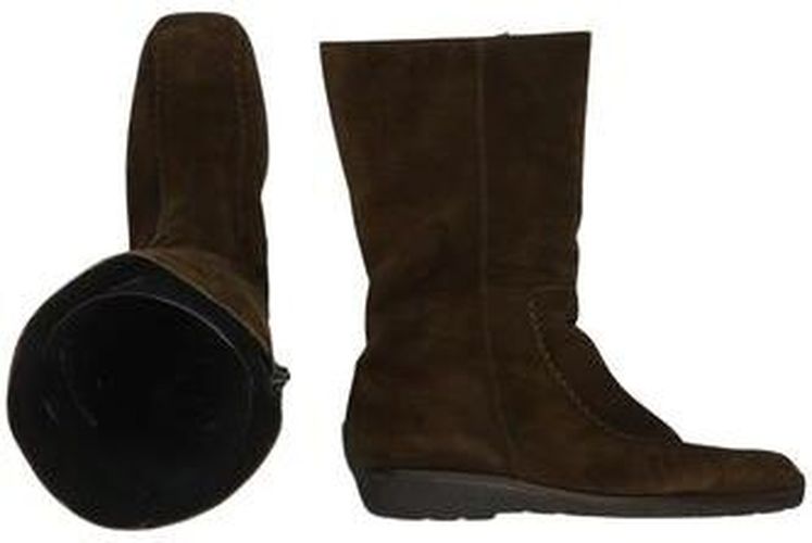 Damen Stiefel, braun, Gr. EU 40.5 (UK 7), Leder - Second Hand - Semler - Modalova