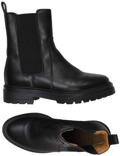 Sezane Damen Stiefelette, schwarz, Gr. EU 37, Leder - Second Hand - Sézane - Modalova