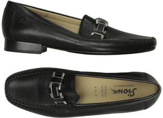 Damen Halbschuh, schwarz, Gr. EU 37.5 (UK 4.5), Leder - Second Hand - Sioux - Modalova