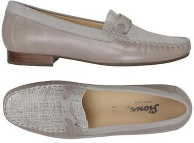 Damen Halbschuh, grau, Gr. EU 39 (UK 6), Leder - Second Hand - Sioux - Modalova