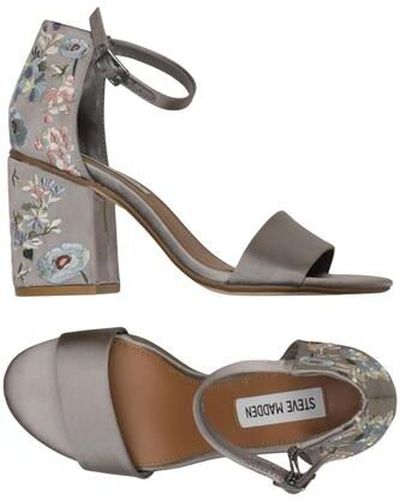 Damen Sandale, grau, Gr. EU 36 - Second Hand - Steve madden - Modalova