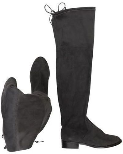 Damen Stiefel, grau, Gr. EU 37 - Second Hand - Steve madden - Modalova