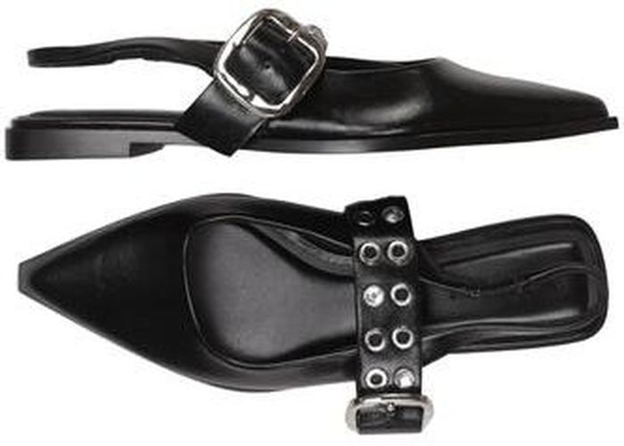 Damen Sandale, schwarz, Gr. EU 36 - Second Hand - Stradivarius - Modalova
