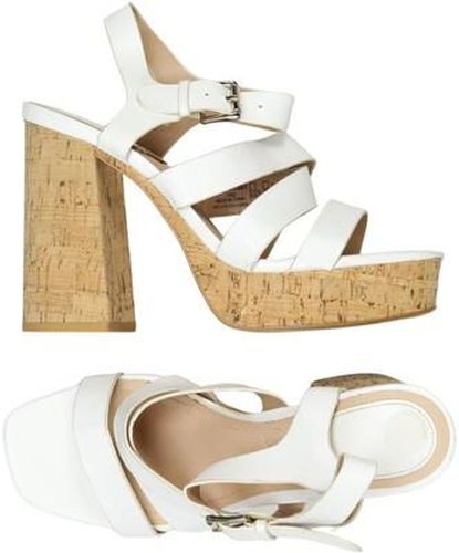 Damen Sandale, weiß, Gr. EU 39 - Second Hand - Stradivarius - Modalova