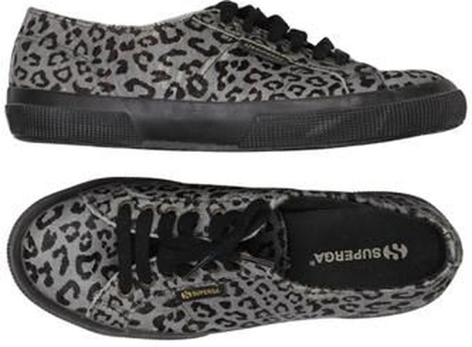 Damen Sneakers, grau, Gr. EU 40, Leder - Second Hand - Superga - Modalova