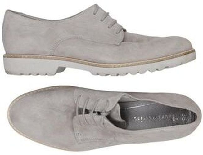 Damen Halbschuh, grau, Gr. EU 38, Leder - Second Hand - Tamaris - Modalova