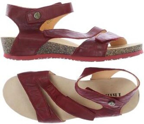Damen Sandale, bordeaux, Gr. EU 36, Leder - Second Hand - Think! - Modalova