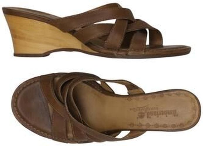 Damen Sandale, braun, Gr. EU 36.5 (US 6), Leder - Second Hand - Timberland - Modalova