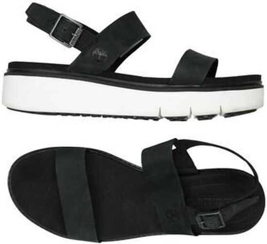 Damen Sandale, schwarz, Gr. EU 41, Leder - Second Hand - Timberland - Modalova