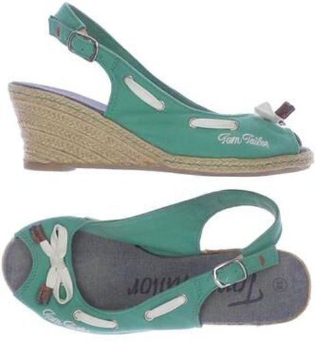 Damen Sandale, grün, Gr. EU 38 - Second Hand - Tom tailor - Modalova