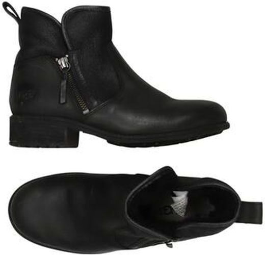 Damen Stiefelette, schwarz, Gr. EU 37, Leder - Second Hand - Ugg - Modalova