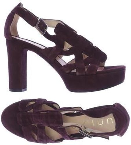 Damen Sandale, bordeaux, Gr. EU 36 - Second Hand - Unisa - Modalova