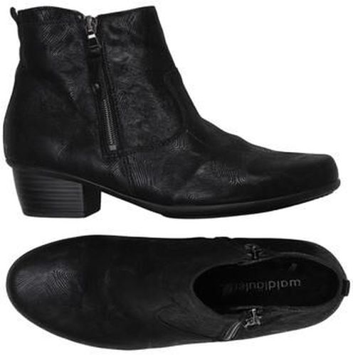 Damen Stiefelette, schwarz, Gr. EU 34 (US 4), Leder - Second Hand - Waldläufer - Modalova